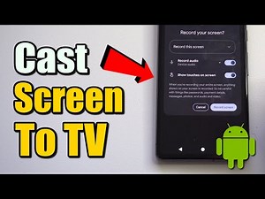 How to Cast your Screen to your TV With Android Phone Settings (Best Method)