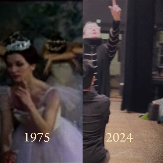 Nuestra maestra interpretando la muerte de la sylphide en 1975 y en la actualidad marcandolo para sus alumnos. Historia viva💜 #ballet #sylphide #giselle #teatrocolon #rusia🇷🇺 #argentina #history