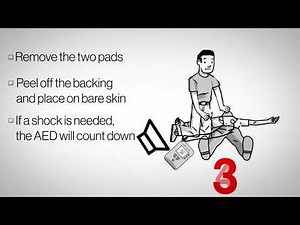 Learn how to use an AED in less than 90 seconds