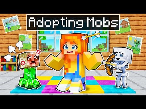Adopting BABY MOBS in Minecraft!