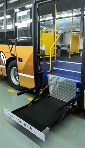 UVL-700/1300 Wheelchair Lift Electro-Hydraulic Hidden Bus Lift with Safety Flaps Emergency Operation