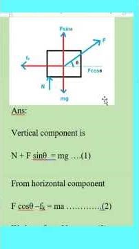 Physics Problem: Finding the Acceleration of a Block on a Floor with Friction