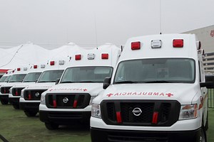 Ambulancias Nissan NV2500 son parte de la Colecta Anual de la Cruz Roja Mexicana
