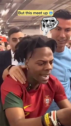 From Random Meetups to RONALDO😮 #shorts #ronaldo #ishowspeed #viral #utubeshorts