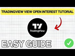 How To VIEW Open Interest On TradingView (EASY GUIDE) 2026