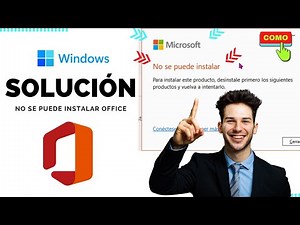 Soluciónar No se puede instalar Office desinstala estos programas, pero ya están desinstalados