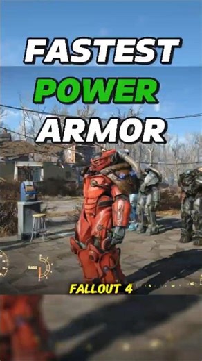 Best fastest power armor in Fallout 4 #fallout #fallout4 #gamingshorts #gamingtips