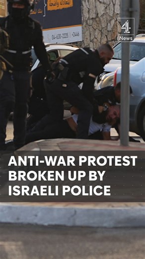 'This is a democracy? This is insanity.' Israeli conductor Ilan Volkov went viral after his speech calling for an end to the 'horrific' assault on Gaza at the BBC Proms. We followed him to a left-wing protest against the war in Gaza, in an Arab town in Northern Israel, which Israeli police later shut down. #Palestine #Israel #Gaza# #IlanVolkov #Protest #Channel4News #C4News | Channel 4 News