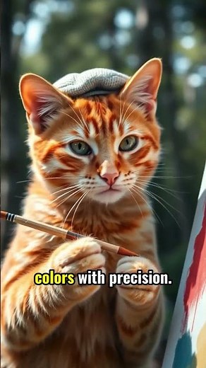 Tabby Paints Masterpiece