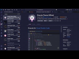 Dracula Pro Theme Tutorial in Visual Studio Code Full Demo Video For Beginners