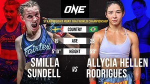 Shocking Women’s Muay Thai Battle Sundell vs. Rodrigues | Full Fight