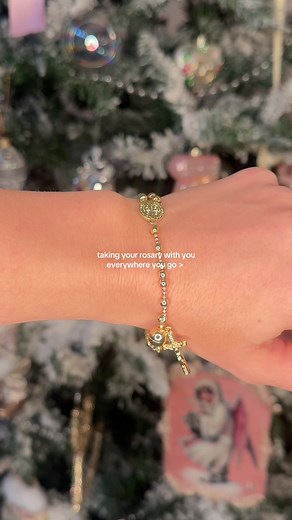 Gold Rosary Bracelet: Stylish and Versatile Prayer Accessory