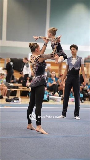 AMAZING Strech salto from Anna & Kira - acrogymnastics competition 2025