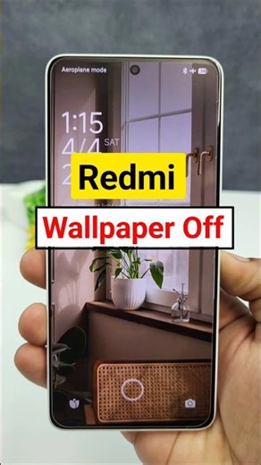 redmi wallpaper automatic change problem | redmi auto wallpaper off #redmi #android #techshorts
