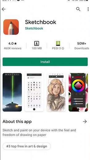 How to install Sketchbook on Android