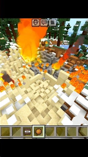 Minecraft Meteorite TNT! #minecraft #shorts