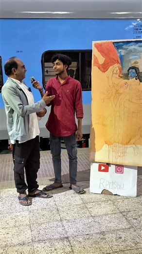 Gaya ji 🙏😍#mehnat #art #shourt #painting #ytshorts #trending #viralvideo 😇❤️🥰
