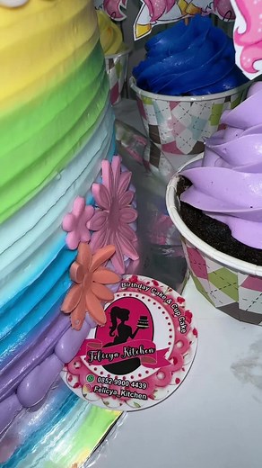 Unicorn-Themed Birthday Cake for a 2-Year-Old