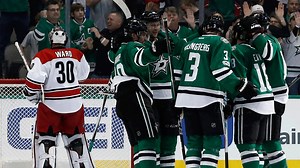 Eaves scores twice as Stars beat Hurricanes
