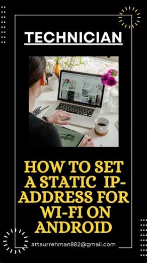 How to set a Static IP-Address for Wi-Fi on Android #wifi #tplink #internetaccess #networking