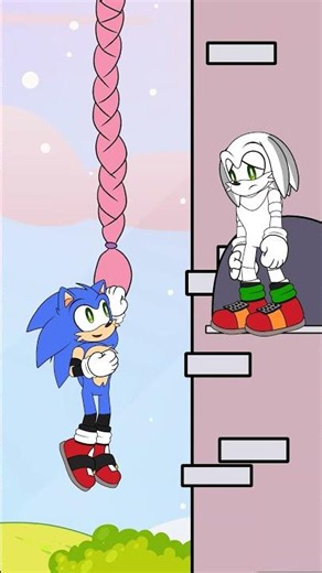 Sing-along challenge with Sonic to restore color for Tails, Shadow, Knuckles, and Rouge the Bat