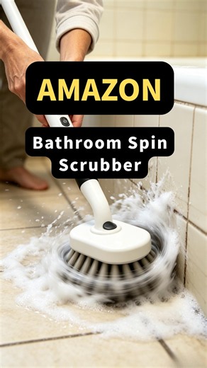 Amazon Electric Spin Scrubber Review | Power Shower Cleaning Brush with Long Handle