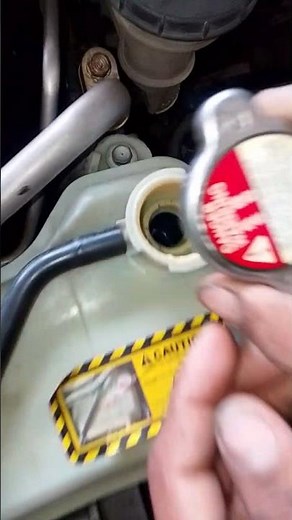radiator cap open coolant check and fitting#radiator #capcut #coolant #check #mechanic #repair #zain