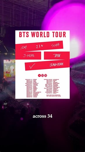 10K views · 356 reactions | BTS just announced their massive 2026–27...