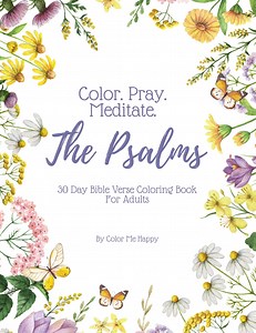 Christian Coloring Book: Psalms Bible Verse Art (printable PDF) - Etsy Canada