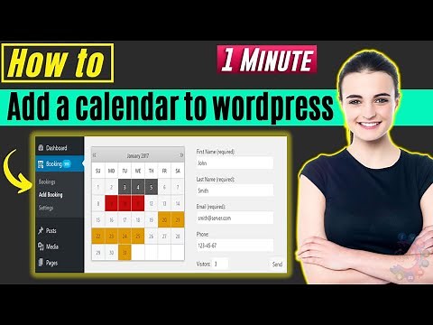 How to add a calendar to wordpress 2026