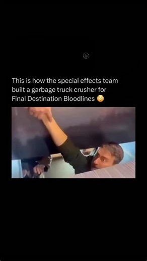 sciencetick__ | To film the brutal garbage truck sequence in Final Destination: Bloodlines, the special effects team relied on a mix of practical effects... | Instagram