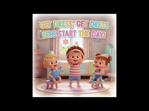 Get Dressed, Get Dressed, Let's Start the Day! ☀️ Morning Routine Song for Kids