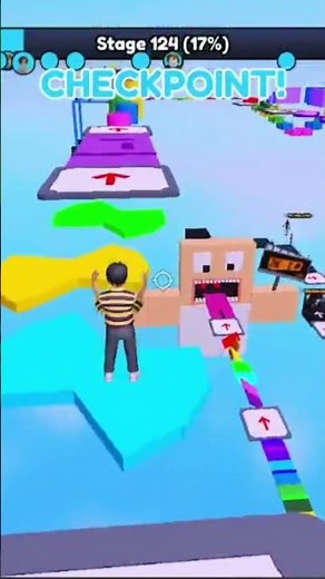 Roblox oMega Obby 🌟 725 Stages (200 Stages Complete) #shorts