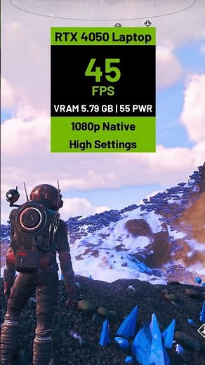 No Man's Sky VS RTX 4050 LAPTOP VS ALL SETTINGS #nomanssky #gaming #gaminglaptop
