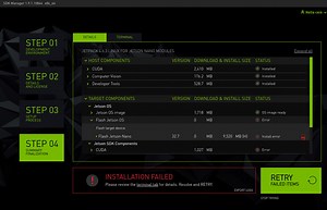 Jetson nano j1010 sdkmanager can't flash