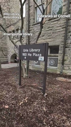 Olin Library, Uris Library, Harry Potter Library at Cornell University #harrypotter #library