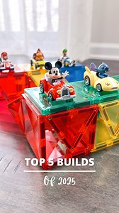✨ Follow and Comment “TOP5” for the original video tutorials. 🎉 Here are the Top 5 Magnetic Tile Builds of 2025 - chosen by YOU. Thank you for being part of this amazing journey. Let’s make 2026 even more fun! 🌟 #MagneticTiles #STEMPlay #CreativeKids #MagneticTileCreations #TopBuilds2025 | Pandamommyteacher