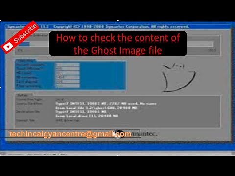 How to see the ghost file content| GHOST Image FILE| TGC