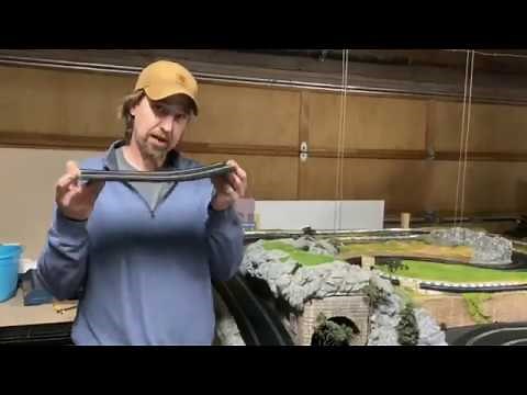 How to bend and manipulate scalextric slot car track to make hills and dips