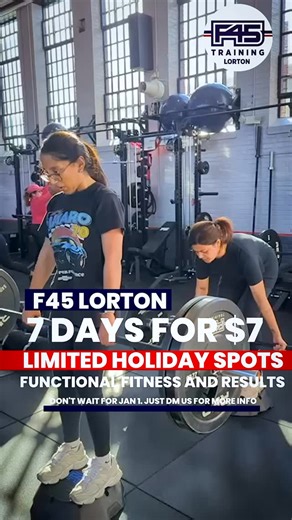 Rumors are true 😁🔥 Our BIGGEST trial offer vet is here.✨ 7 days for just $7 No long-term commitment. All the coaching, sweat, and community. One insane month to see what F45 Lorton is all about. But hurry this is limited time offer and spot won’t loss DM us to grab your trial and let’s get to work💪 #f45lorton #f45challenge #f45traininglorton #offer #limitedtimeoffer | F45 Training Lorton