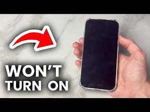 iPhone Won't Turn On - Fix!