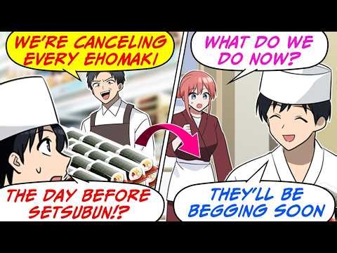The Supermarket Canceled My Entire Sushi Roll Order! So, I Packed Up and Left... [RomCom Manga Dub]