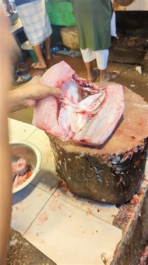 Amazing Delicious Catla Carp Fish Cutting Skills In BD Fish Market Part-24 #Shorts