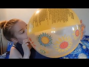 Flowery Beach Ball