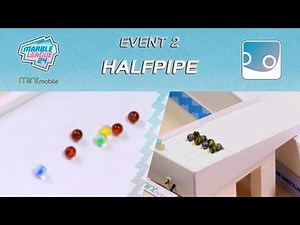 ❄️ MARBLE LEAGUE 2024 ❄️ E2 Halfpipe 🛹 (Marble Race)