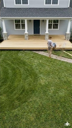 Gardenovation: This Neglected Front Yard Became the Perfect Family BBQ Sun Deck #shorts