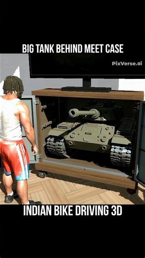 Big tank 🚚 behind the meet case🤯#ibd3d#gaming#shorts#gta5