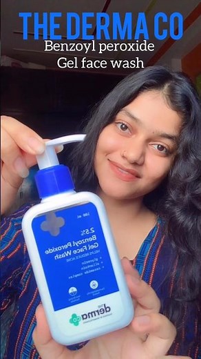 The Derma Co benzoyl peroxide gel facewash ✨
