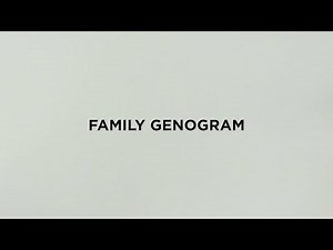 Part 1: Family Genogram