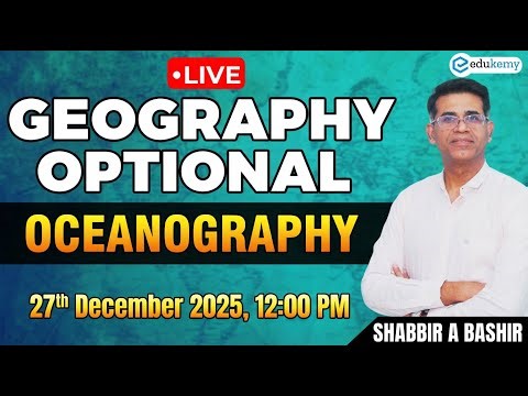 Curious about Oceanography? 🌊 Join Shabbir Sir's Live Class! 📚